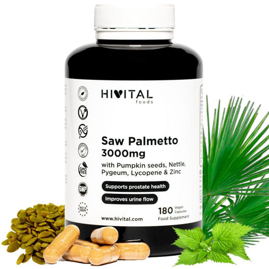 Sägepalme 3000 mg 180 vegane Kapseln Hivital