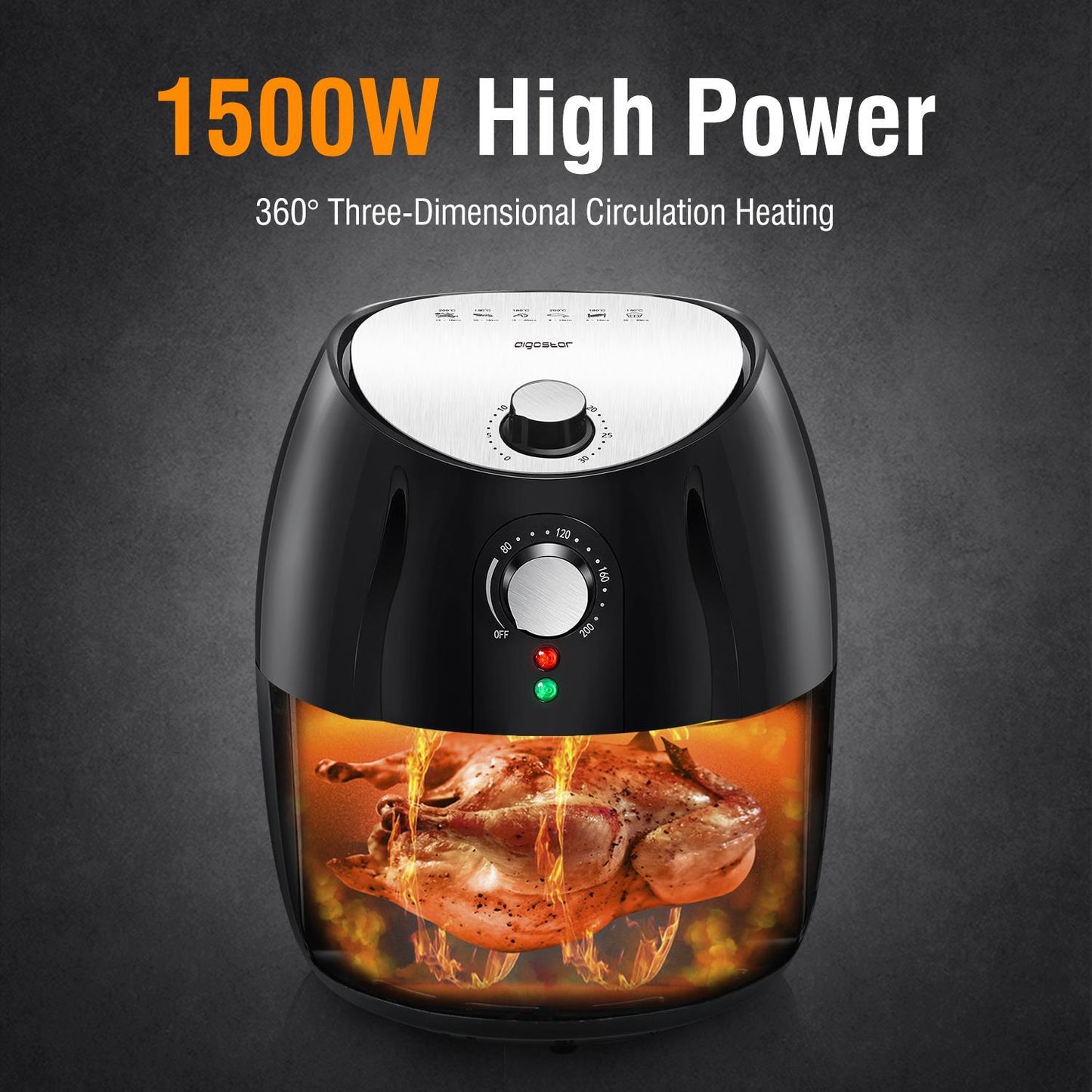 Friteuse à air chaud sans huile Aigostar Hayden Pro 3,5 L