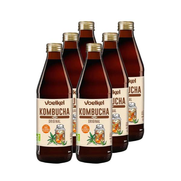 Pack 6X Kombucha Original BIO Voelkel 750 ml