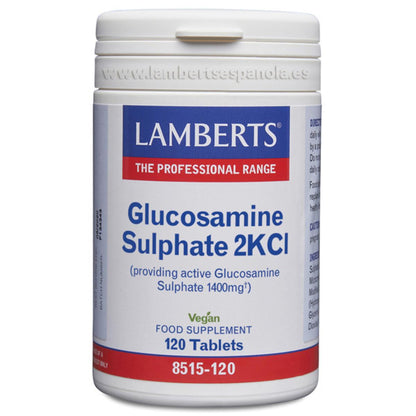 Glucosaminesulfaat 2KCl 1400 mg Lamberts 120 tabletten