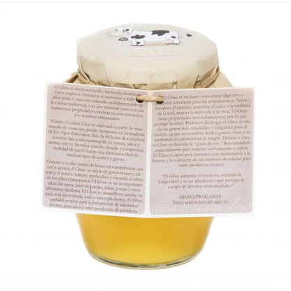 Golden Ghee Bio Beurre clarifié de vache Golden Ghee 370 ml