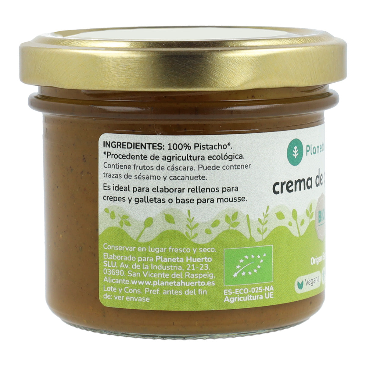 Pack 3x Crema de Pistacho 100% ECO Planeta Huerto 100 g