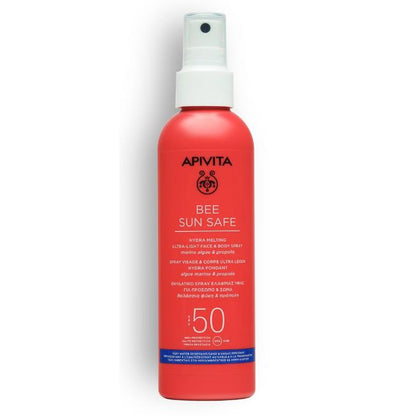 Spray do opalania Hydra Melting SPF50 Apivita 200 ml