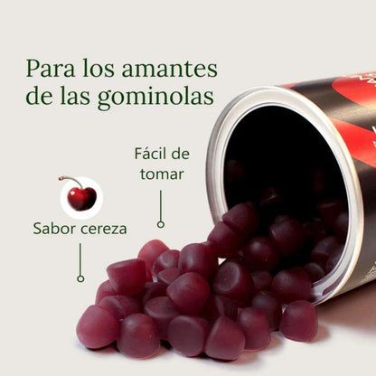 Ashwagandha en gommes à mâcher saveur cerise Aldous Bio 120 gommes