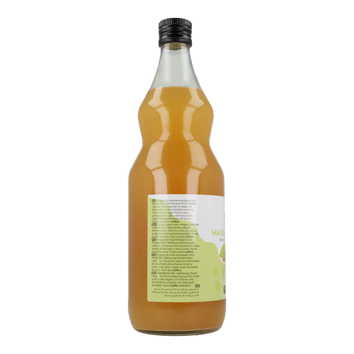 Pakket 2x ECO ongefilterde appelazijn met de moeder Planeta Huerto 1L