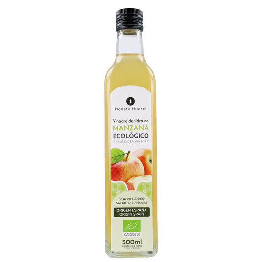 Vinaigre de Cidre de Pomme Non Filtré ECO Planeta Huerto 500ml