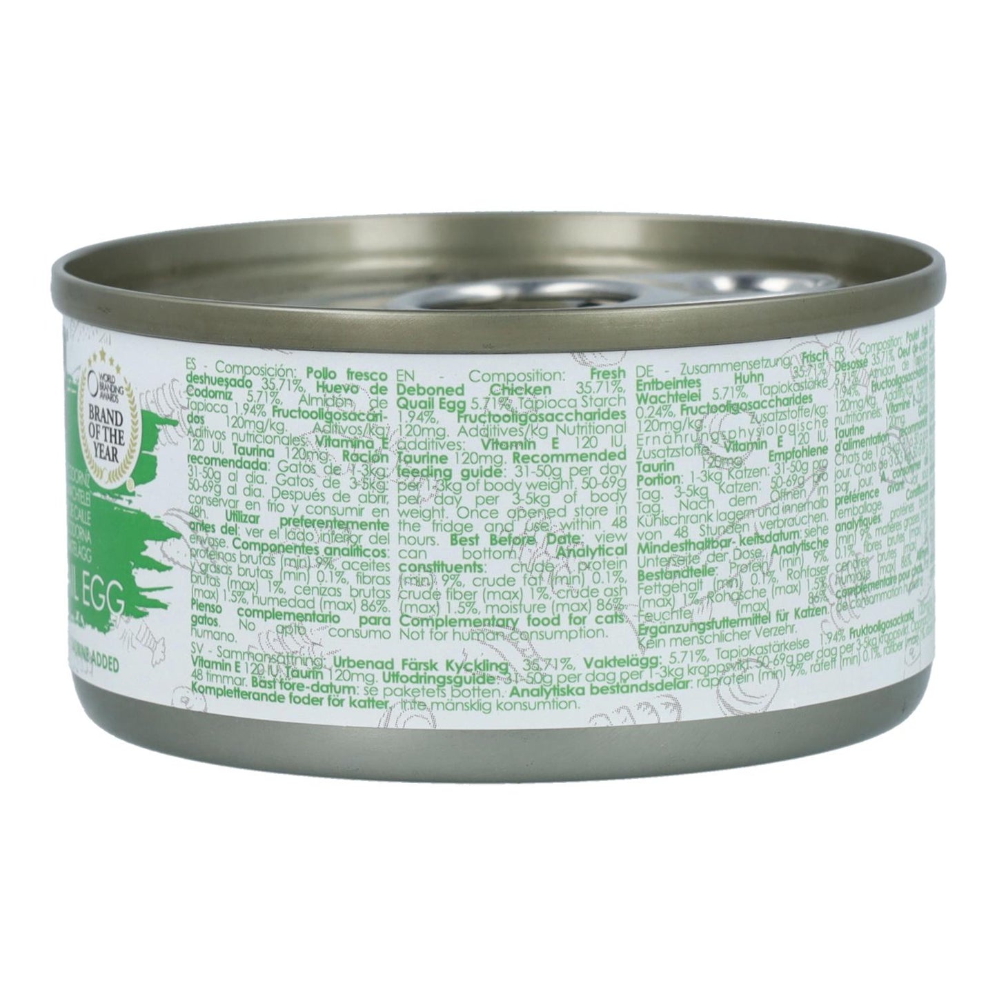 Pack 24x Kit Cat Boîte Gravy - Poulet & Œuf de Caille 70 g Nourriture humide pour chats en sauce