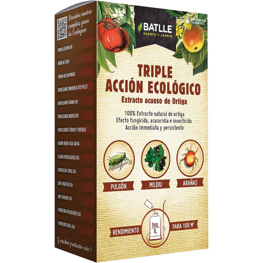 Triple action Eco concentrated insecticide fungicide acaricide 100 ml Batlle