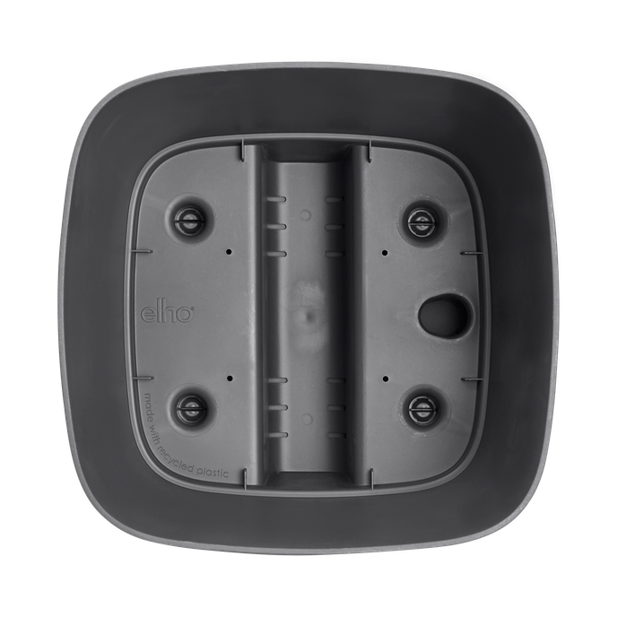 Doniczka z automatycznym nawadnianiem Greensense Aquacare Square Elho 30 cm charcoal grey