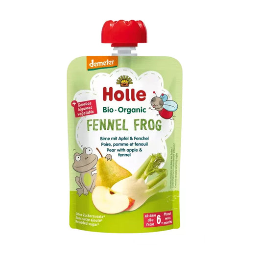 Smoothie BIO poire, pomme et fenouil (à partir du 6e mois) FENNEL FROG Holle 100 g