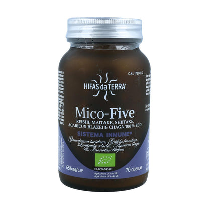 Mico five BIO +Chaga Hifas da Terra Nueva form. 70 gélules