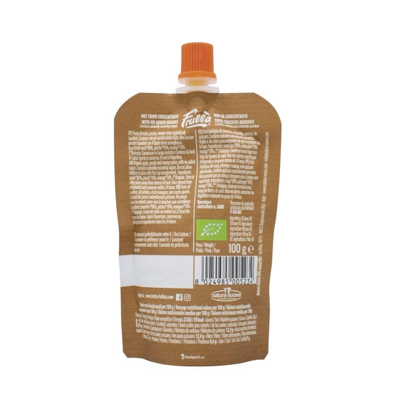 Pouche med äpple, persika och mango Frulla Natura Nuova 1 st à 100 g