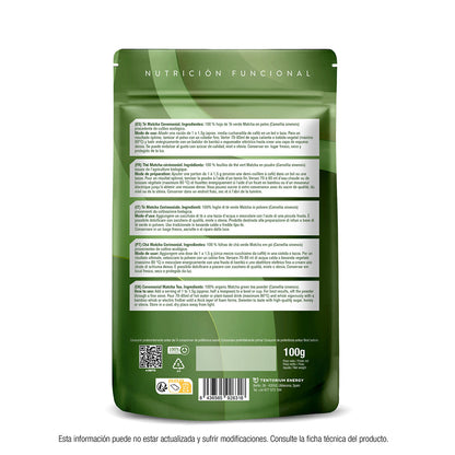 ECO ceremoniële matcha thee, Energy Feelings, 100 g