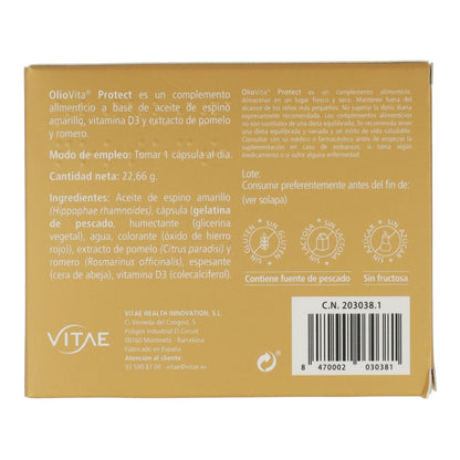Oliovita Protect Vitae 30 Kapseln