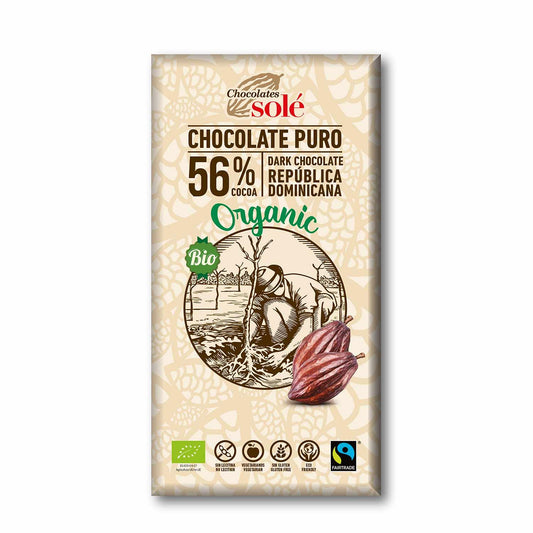 Bio Solé 56% Pure Dark Chocolate 100 g