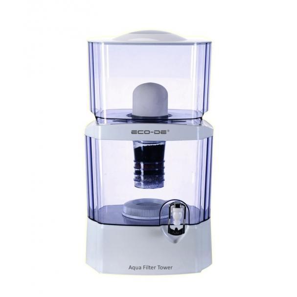 Distributeur purificateur d'eau Aqua filter tower ECO-DE® sans BPA