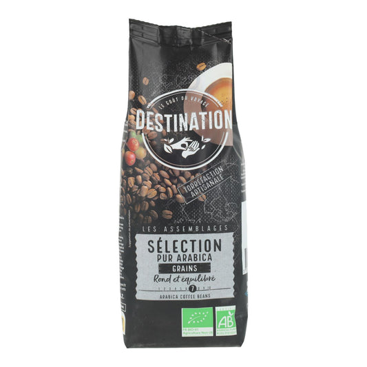 Caffè in grani selezione 100% Arabica biologico Destination 250 g