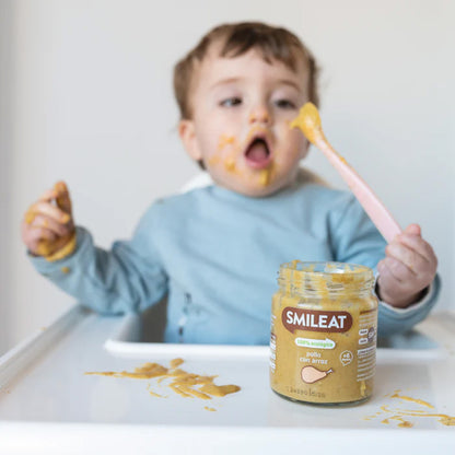 2er-Pack BIO-Gläschen Huhn mit Reis +6 Monate Smileat, 230 g