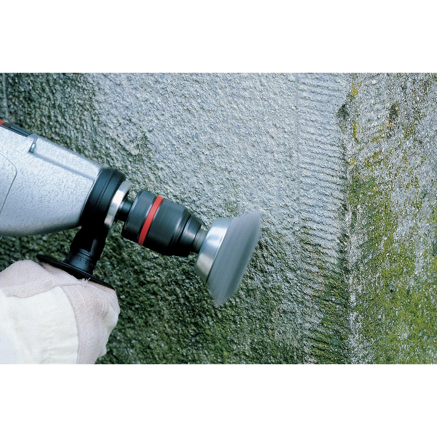 Metalen borstel voor boormachine met zeshoekige schacht 1/4" (6,35 mm) Ø 75 mm