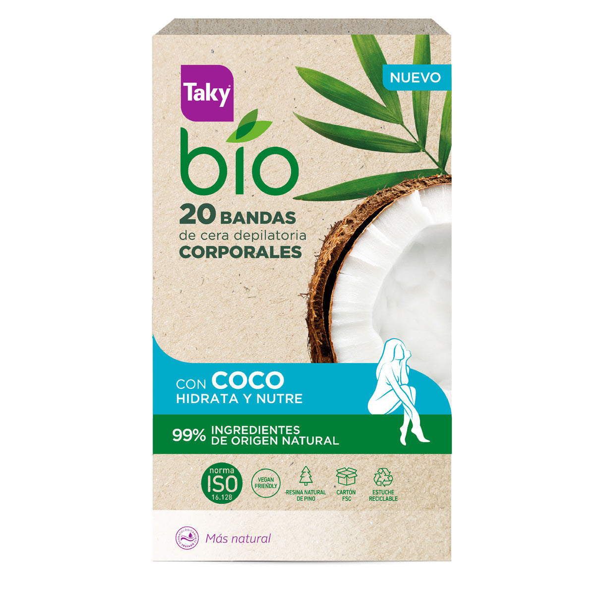 Bandes corporelles BIO COCO TAKY 20 unités