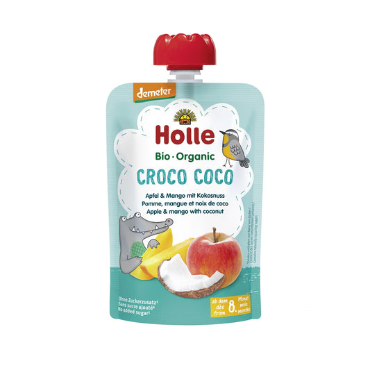 CROCO COCO - Mela, mango, cocco (dall'8° mese) Eco/Dem Holle 100 g