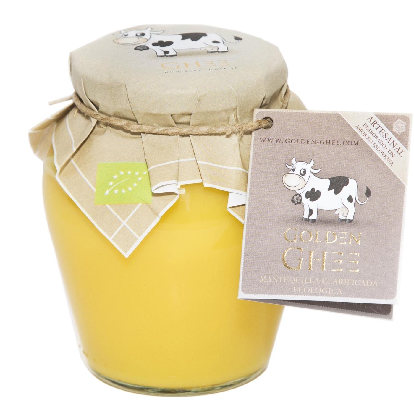 Golden Ghee Bio Beurre clarifié de vache Golden Ghee 370 ml