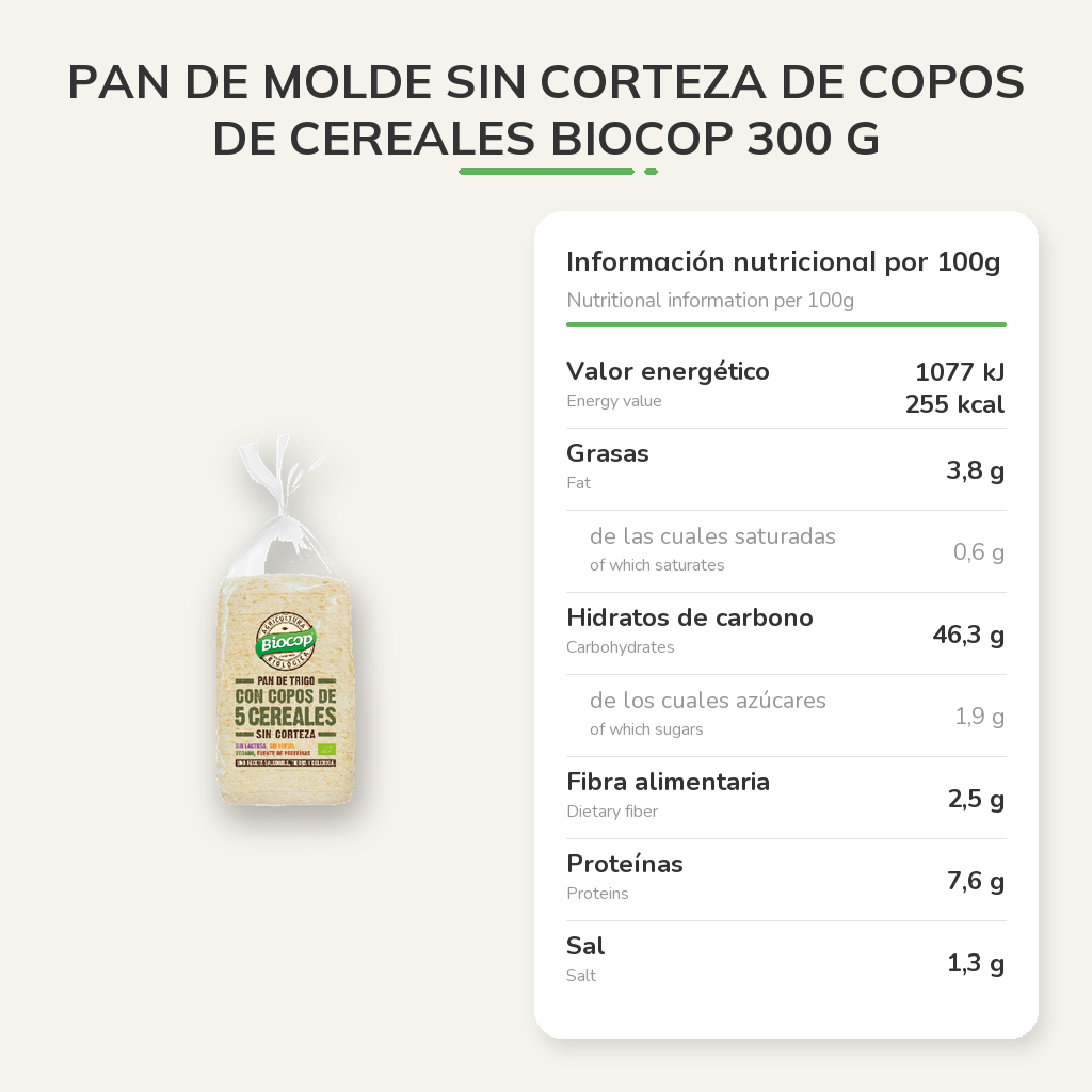 Información nutricional