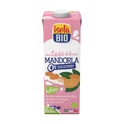 Boisson aux amandes sans sucre Bio Isola Bio 1 L