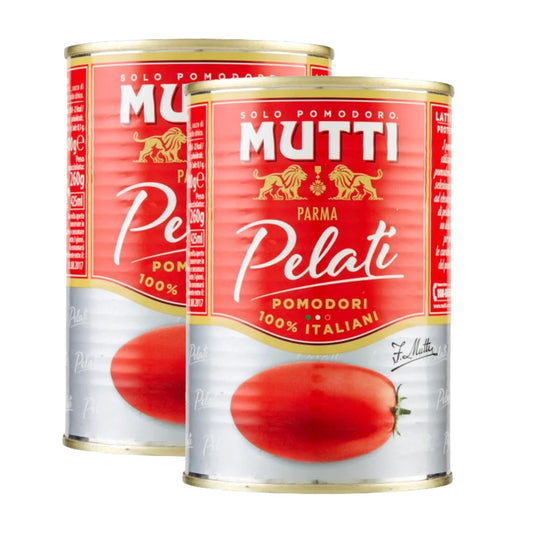 Tomates pelées Mutti, 2 unités de 400 g