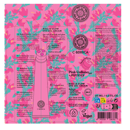 Natura Siberica Roll & Glow Eye Contour Cream Gel 20 ml