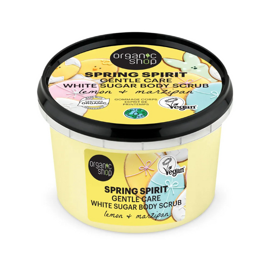 Sanftes Körperpeeling mit Zucker Spring Spirit Organic Shop 250 ml