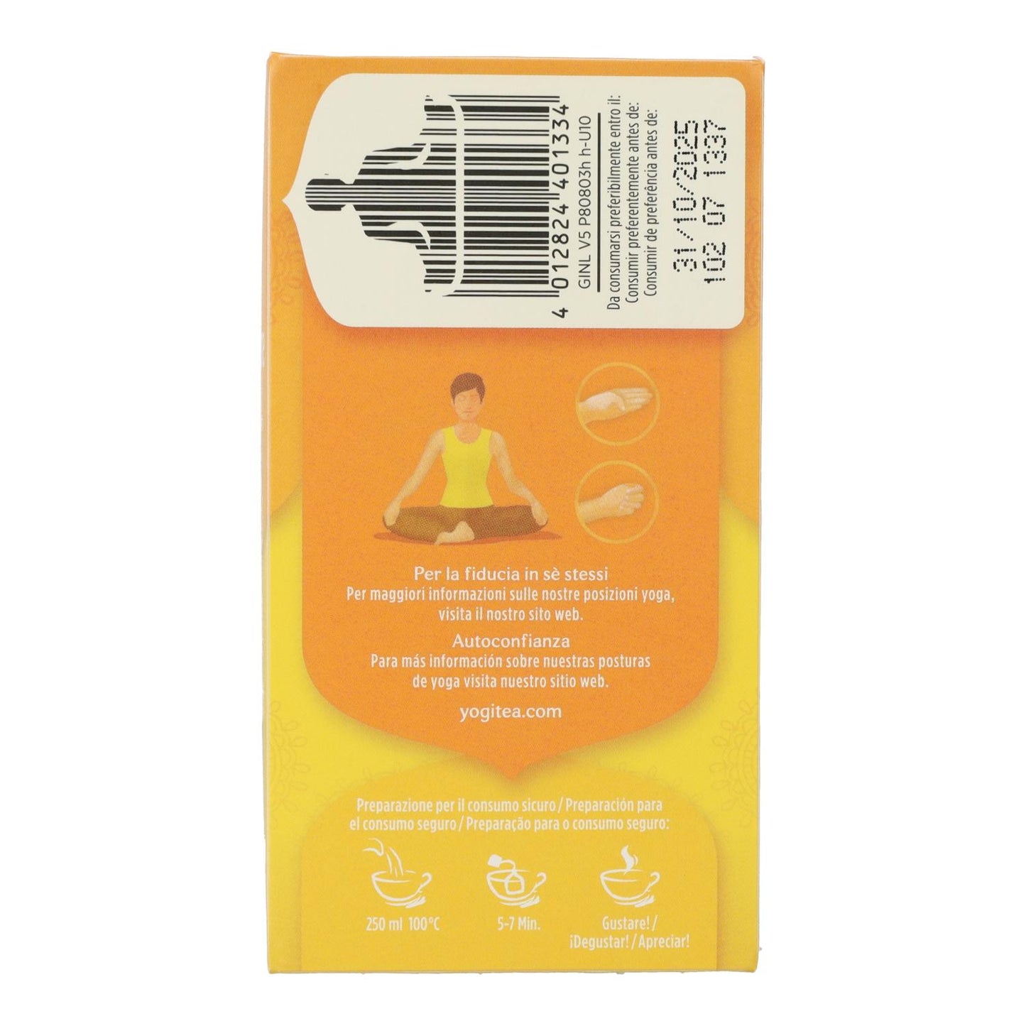 Thé Yogi BIO Gingembre et Citron, 17 sachets