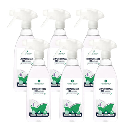 Pack 6xGlasreiniger & Mehrzweck Eco Planet Orchard 750ml