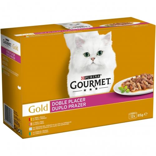 GOURMET GOLD Doble Placer Sortiment Multipack (12 x 85 g)