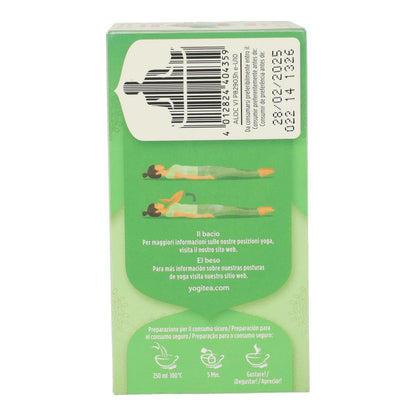 Thé blanc bio Yogi Tea à l'aloe vera, 17 sachets