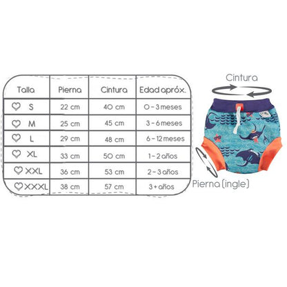 Costume da bagno per neonati Whale Shark  XXXL