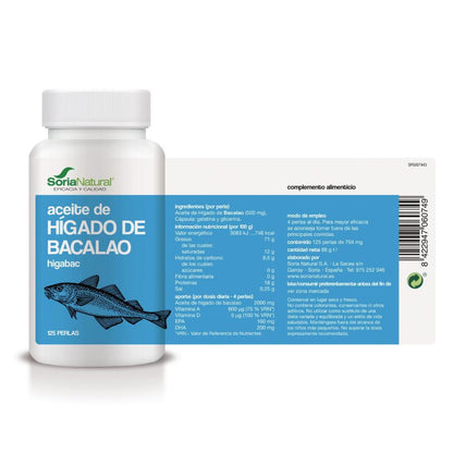 Higabac Lebertranöl Soria Natural 125 Kapseln