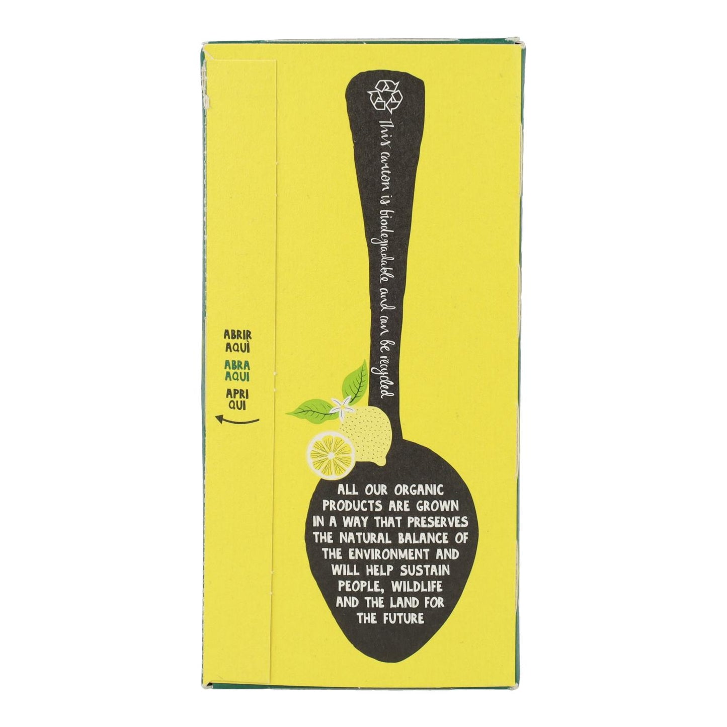 Tè verde al limone biologico Cupper 20 bustine