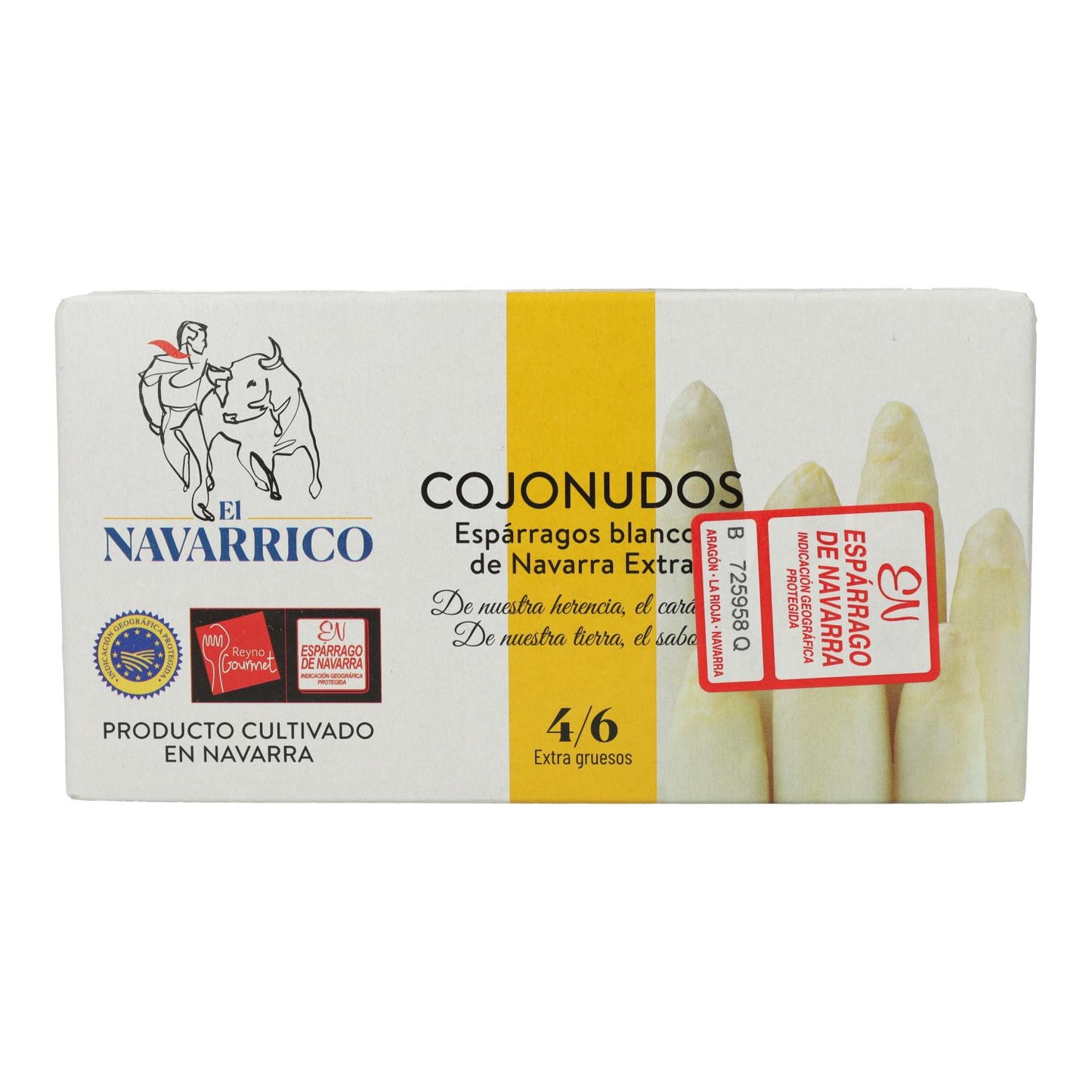 Excellentes asperges El Navarrico 4/6 FR DO boîte de 425 ml