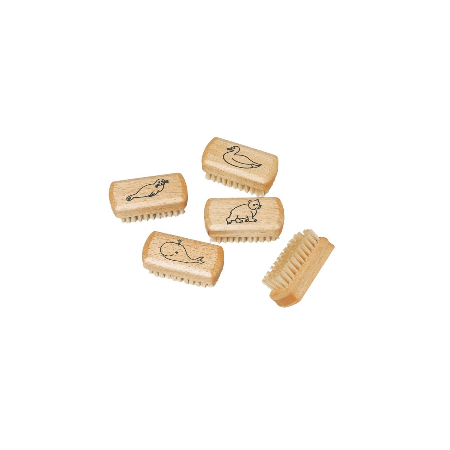 Spazzolino per unghie per bambini in legno di faggio Redecker 1 pz 5,8 cm