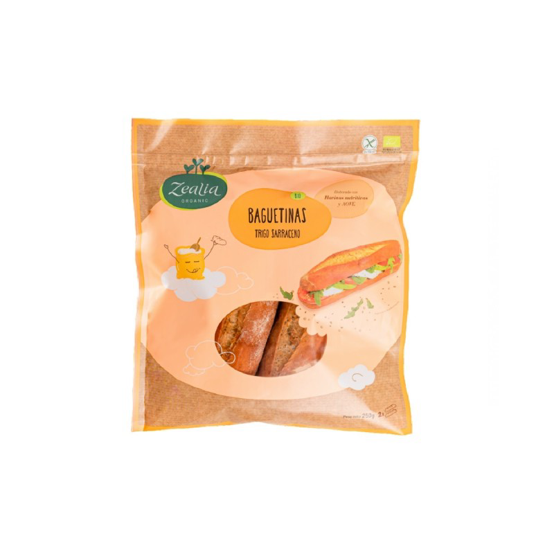 Bio-Buchweizenbaguette Zealia, glutenfrei, 250 g