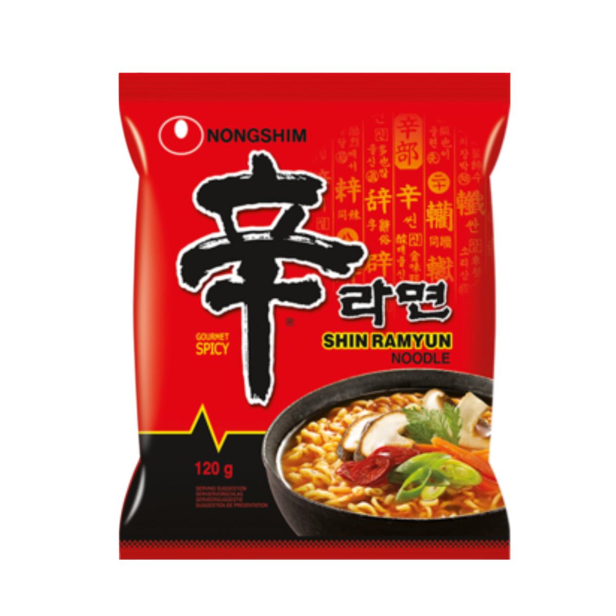 Instant-Nudeln, Shin Ramyun sehr scharf Nong Shim 120 g