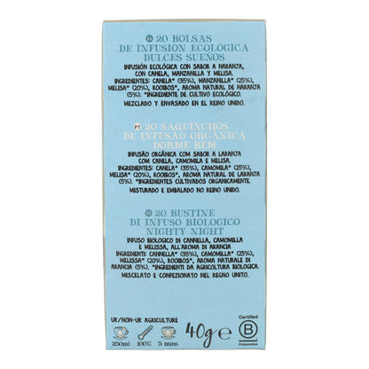 Infuso Little Dreamer Bio Cupper 20 bustine
