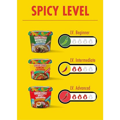 Instantnudeln, Ra Udong, scharf, Korean Street 215 g