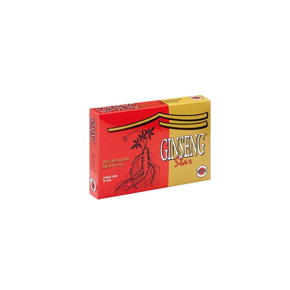 Ginseng Star 610 mg Robis, 60 capsules