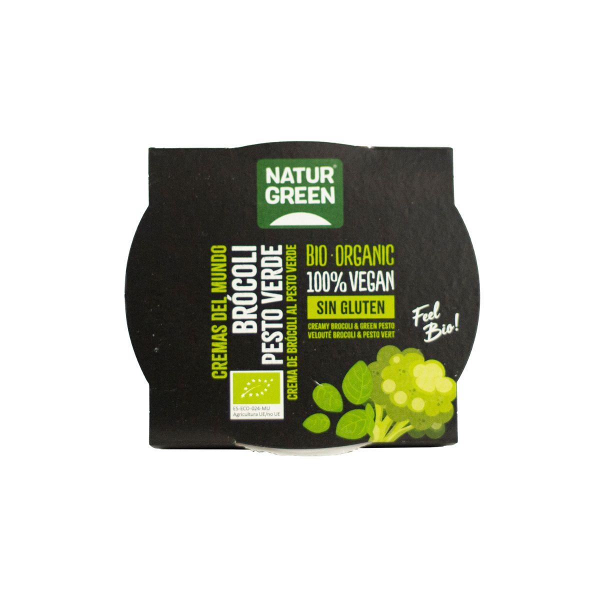 Crema de Brocoli al pesto verde Naturgreen, 310 g