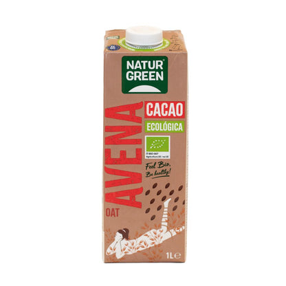 Confezione da 6 bevande all'avena Choco NaturGreen 1 L