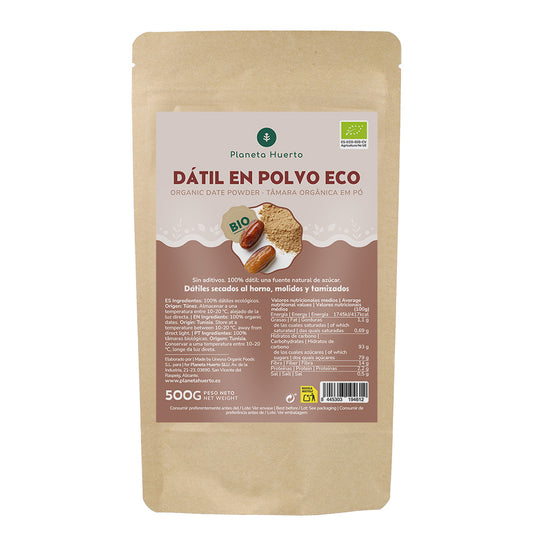 Dadelpoeder Planeta Huerto 500 g