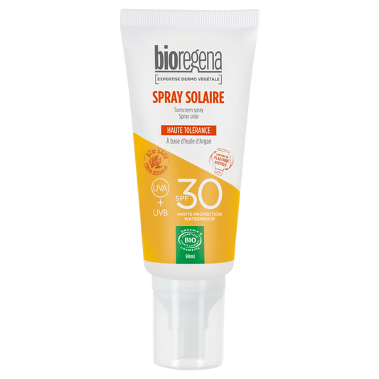 Hipoalergiczny spray z filtrem przeciwsłonecznym SPF 30 Bioregena 90 ml