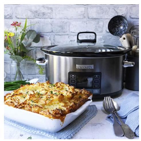 Crockpot pentola a cottura lenta digitale Timeselect 5,6L CSC066X (Ricondizionata)